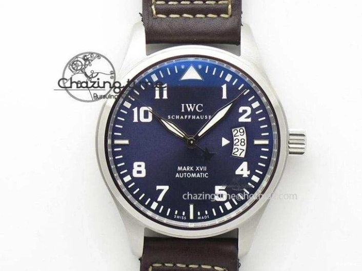 MIROTIME 0122 Portofino Automatic SS TWF 1:1 Best Edition Silver Dial Gold Markers on Brown Leather Strap A Bright 7203